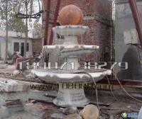 米黄玉风水球 古都西安的建材瑰宝与风水文化融合